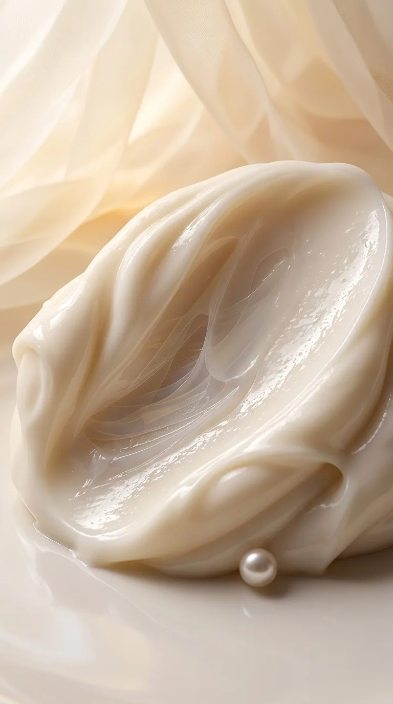 Barrier Recovery Cream atmosphere — sculptural cream and pearl